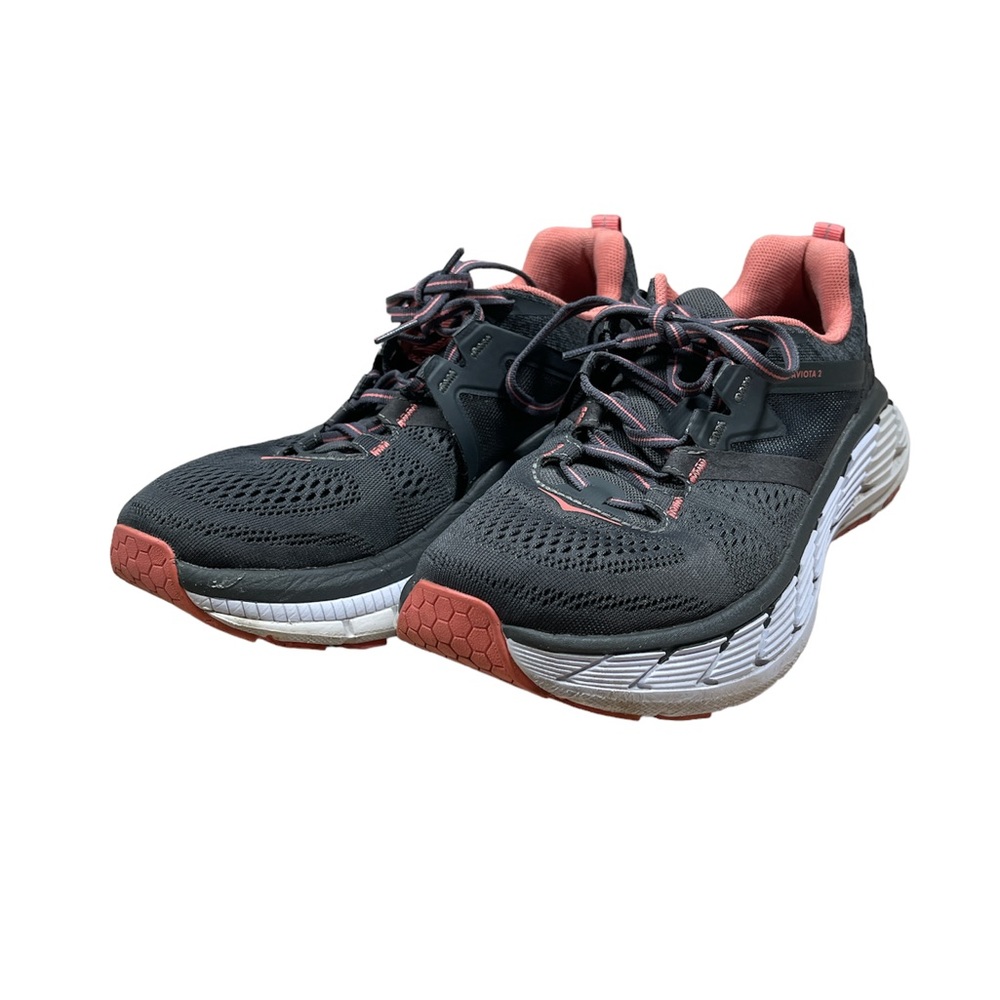 Women’s size 8.5 running shoes Hoka brand.